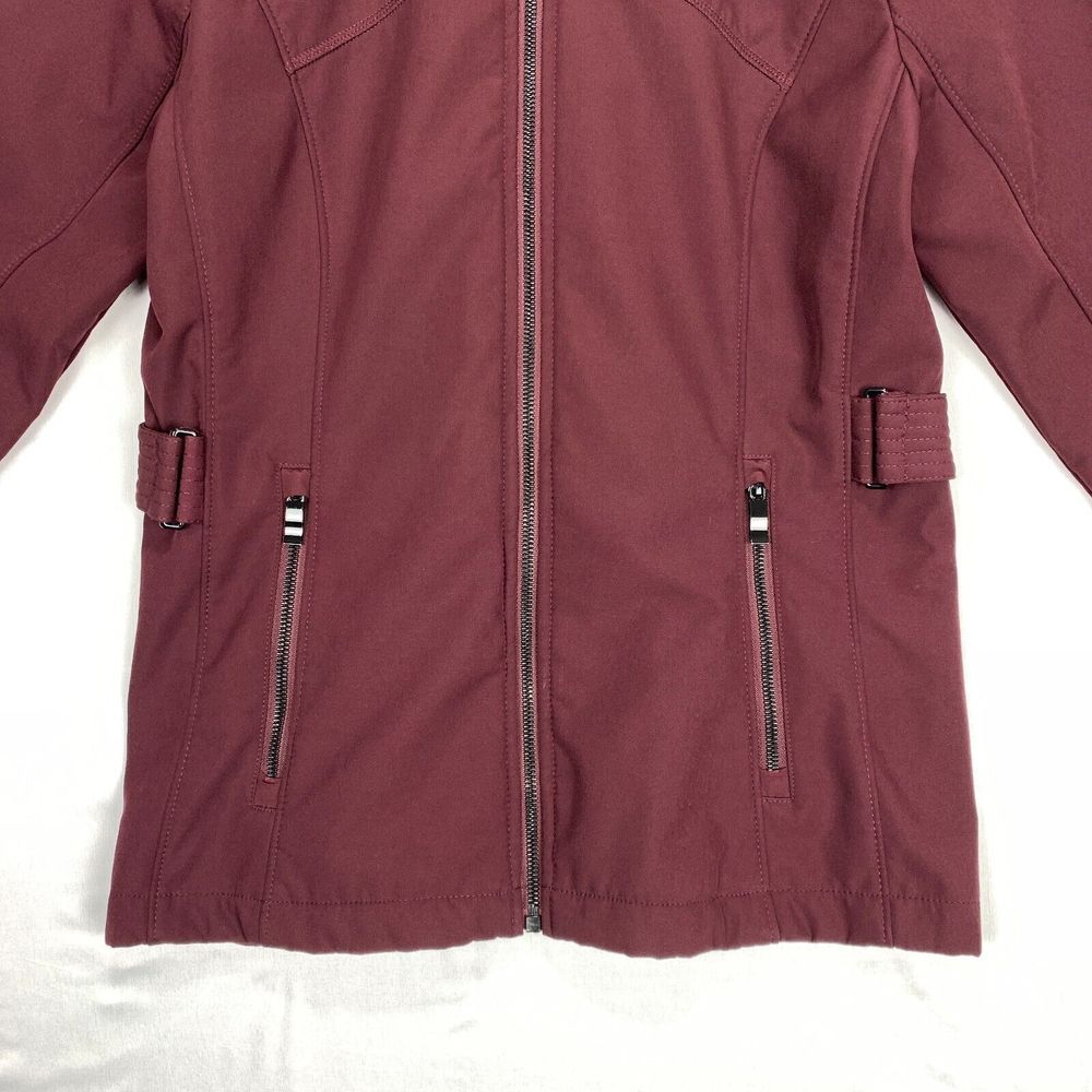 Zeroxposur Womens Water Resistant Warm Rain Jacket Plum Womens Medium Soft Shell - Picture 7 of 15